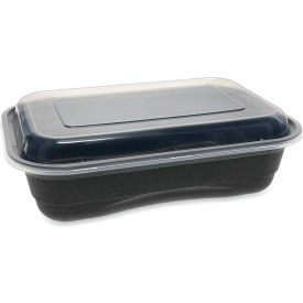 United Stationers Supply NV2GRT3688B Pactiv Evergreen™ Versa2Go Container, 8-3/8"L x 5-5/8"W x 2"H, Pack of 150 image.