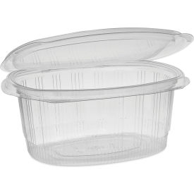 United Stationers Supply YCA910320000 Pactiv Evergreen™ EarthChoice Recycled PET Container, 7-5/16"L x 5-7/8"W x 3-1/4"H, PK of 280 image.