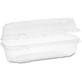 ClearView SmartLock Hinged Lid Hoagie Container, 27 oz. Cap., Clear, 250/Carton view 2