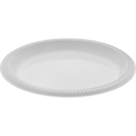 Impact Plastic Dinnerware Plates, 8-7/8" Dia., White, 400/Carton view 2