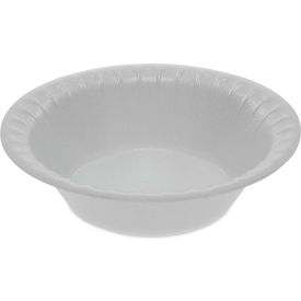 United Stationers Supply YTH100040000 Pactiv Evergreen™ Placesetter Satin Foam, Bowl, 5 oz, 4.5" Dia, White, Pack of 1250 image.