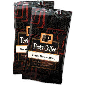 Peets Coffee & Tea 504913 Peets Coffee & Tea® Coffee Portion Packs, House Blend, Decaf, 2.5 oz Frack Pack, 18/Box image.