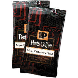 Peets Coffee & Tea 504916 Peets Coffee & Tea® Coffee Portion Packs, Major Dickasons Blend, 2.5 oz Frack Pack, 18/Box image.