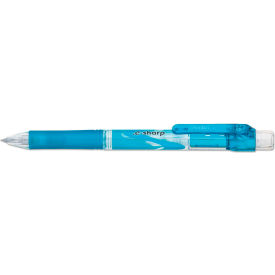 Pentel AZ125S Pentel® .e-Sharp Mechanical Pencil, 0.5 mm, HB (#2.5), Black Lead, Sky Blue Barrel, Dozen image.
