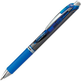 Pentel BL80C Pentel® EnerGel RTX Retractable Gel Pen, Bold 1mm, Blue Ink, Blue/Gray Barrel image.