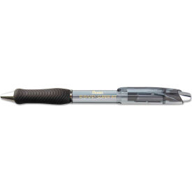 Pentel BX480-A Pentel® R.S.V.P. Super RT Retractable Ballpoint Pen, 1mm, Black Ink/Barrel, Dozen image.