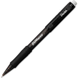 Pentel QE417A Pentel® Twist-Erase EXPRESS Mechanical Pencil, 0.7 mm, HB (#2.5), Blk Lead, Black Barrel, Dozen image.