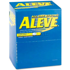Acme United Corp. 82909533 Aleve 82909533 Pain Reliever Tablets, 1 per Pack, 50 Packs/Box image.