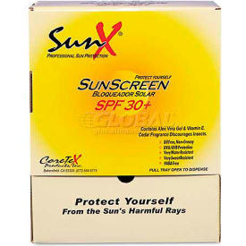 Coretex Products CT91664 SPF30 Sunscreen, Single Dose Pouch, 100/Box image.