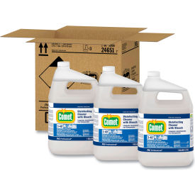 Disinfecting Cleaner with Bleach, 1 Gal Bottle, Fresh Scent, 3/Case view 2
