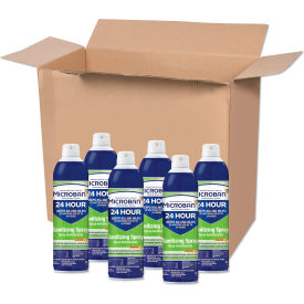 Procter And Gamble 30130 Microban® 24-Hour Disinfectant Sanitizing Spray, Citrus, 15 Oz. Aerosol Spray, 6/Carton image.