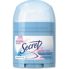 Procter And Gamble 31384EA Invisible Solid Anti-Perspirant And Deodorant, Powder Fresh, 0.5 Oz Stick image.