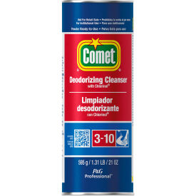 United Stationers Supply PAG32987CT Comet® Deodorizing Powder Cleanser with Chlorinol, 21 oz. Can, 24 Cans - 32987 image.