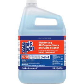 United Stationers Supply PGC58773CT Spic & Span Disinfecting All-Purpose Spray & Glass Cleaner, Gallon Bottle, 3 Bottles - 58773 image.