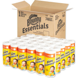 United Stationers Supply 74657 Bounty® Essentials Paper Towels, 40 Towels/Roll, 30 Rolls/Case image.