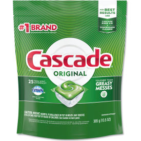 United Stationers Supply 80675 Cascade® Fresh Scent ActionPacs, 13.5 oz. Bag, 25 Packets/Bag, 5 Bags image.