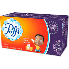 United Stationers Supply 87611BX Puffs® White Facial Tissue, 2-Ply, 180 Sheets/Box image.