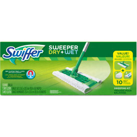 Sweeper Dry + Wet Starter Kit 46""Handle 10 X 8 Head Silver/Green 6/Carton