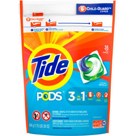 Tide Pods Laundry Detergent, Ocean Mist Scent, 35/Pack - 037000509646
