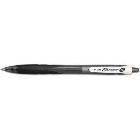 Pilot Pen Corporation 32370 Pilot® RexGrip BeGreen Retractable Ballpoint Pen, Medium 1mm, Black Ink/Barrel, Dozen image.