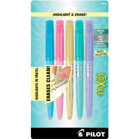Pilot Pen Corporation 46543 Pilot® FriXion Light Pastel Collection Erasable Highlighters, Chisel Tip, Asstd Colors, 5/Pk image.
