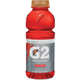 Gatorade 52000204056 Gatorade® G2 Perform 02 Low-Calorie Thirst Quencher, Fruit Punch, 20 oz Bottle, 24/Carton image.