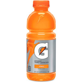 Gatorade 52000328677 Gatorade® G-Series Perform 02 Thirst Quencher, Orange, 20 oz Bottle, 24/Carton image.