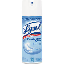 Reckitt Benckiser 74186 LYSOL® Disinfectant Spray, Crisp Linen Scent, 12.5 Oz. Aerosol Spray, 12/Carton image.