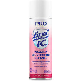 United Stationers Supply 36241-95524 Lysol® IC™ Foaming Disinfectant Aerosol Spray, 24 oz. Capacity, Pack of 12 image.