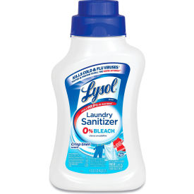 United Stationers Supply 19200-95871EA Lysol Laundry Sanitizer, Liquid, Crisp Linen, 41 oz. Bottle image.