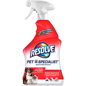 United Stationers Supply 19200-99850 Resolve® Pet Specialist Stain and Odor Remover, Citrus, 32 oz Capacity Spray Bottle, Pack of 12 image.