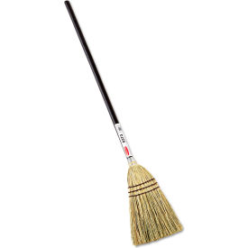 Rubbermaid Commercial Products FG637300BRN Rubbermaid® Corn-Fill Angle Broom, Lacquered Pine Handle, Brown - FG637300BRN image.