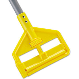 Rubbermaid Commercial Products FGH145000000 Rubbermaid® 54" Invader Side Gate Wood Mop Handle, Yellow - FGH145000000 image.