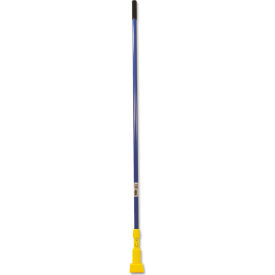 Rubbermaid Commercial Products FGH24600BL00 Rubbermaid® 60" Gripper Clamp Fiberglass Handle, Yellow/Blue - FGH24600BL00 image.