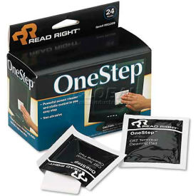 Read Right/Advantus Corporation RR1209 Read Right® OneStep Screen Cleaner, 24/Box - REARR1209 image.