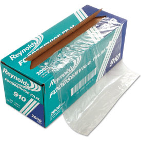 United Stationers Supply 910 Reynolds Wrap® PVC Film Roll w/ Cutter Box, 2,000L x 12"W, Clear image.