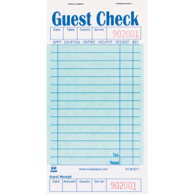 AmerCareRoyal® Guest Check Book Pack of 50