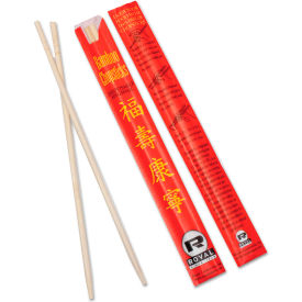 United Stationers Supply R809 AmerCareRoyal® ChoPolystyreneticks Chopsticks, Bamboo, 9"L, Natural, Pack of 1000 image.