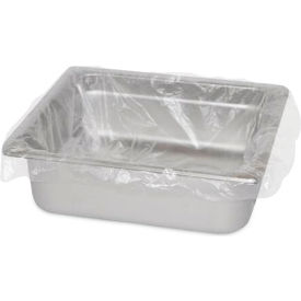 Steam Pan Liner w/ Twist-Ties For 1/3-Size Pans, 18"L x 14"W, Clear, Pack of 250 view 2