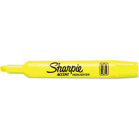 Sanford 1920938 Sharpie® Accent Tank Style Highlighter, Chisel Tip, Fluorescent Yellow, 36/Box image.