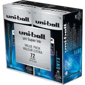 Sanford 2013568 uni-ball® ONYX Rollerball Pen, 0.7 mm, Fine, Blue Ink, 72/PK image.