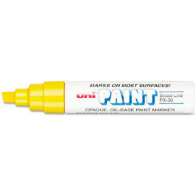 Sandford Ink Corporation 63735 Sanford® uni-Paint Marker, Broad Tip, Yellow image.
