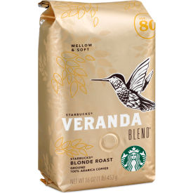 United Stationers Supply 12413968 Starbucks® Ground Coffee, Veranda Blend®, 1 lb, Pack of 6 image.
