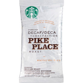 United Stationers Supply 12420994 Starbucks® Decaffeinated Coffee, Pike Place® Decaf, 2.7 oz, Pack of 72 image.