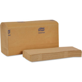Universal Multifold Hand Towel, 1-Ply, 9 1/8"Wx9 1/2"L, Natural, 250/Pack, 16/Case view 2