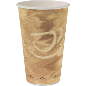 United Stationers Supply 316MS-0029 Dart® Paper Hot Drink Cups, 16 oz, Brown, Pack of 1000 image.