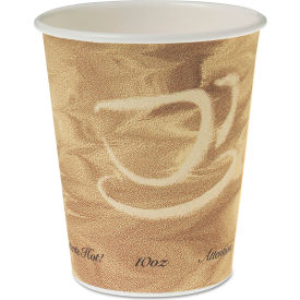 United Stationers Supply 370MS-0029 Dart® Single Sided Poly Paper Hot Drink Cups, 10 oz, Pack of 1000 image.