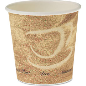 United Stationers Supply 374MS-0029 Dart® Single Sided Poly Paper Hot Drink Cups, 4 oz, Pack of 1000 image.