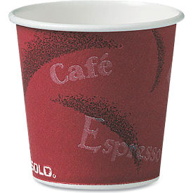 United Stationers Supply 374SI-0041 Dart® Polycoated Paper Hot Drink Cups, 4 oz, Pack of 1000 image.