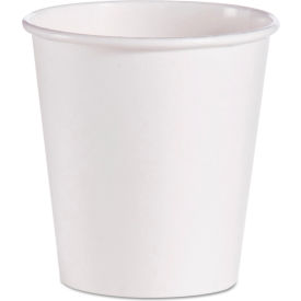 United Stationers Supply 510W Dart® Single Sided Poly Paper Hot Drink Cups, 10 oz, White, Pack of 1000 image.